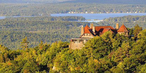 Aerial View 500x250 - Castle in the Clouds - Moultonborough, NH