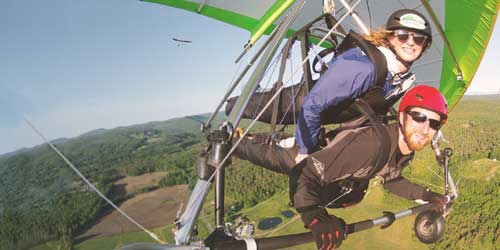 Tandem Hang Gliding - Morningside Flight Park - Charlestown, NH