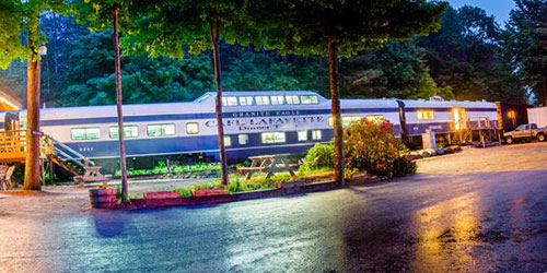 Panoramic View - Cafe Lafayette Dinner Train - North Woodstock, NH