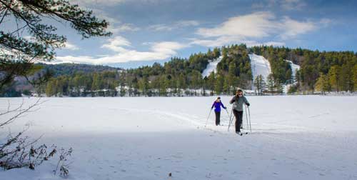 King Pine Cross Country Skiers Purity Spring Resort Madison New Hampshire