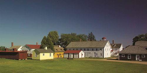 Panoramic View 500x250 - Canterbury Shaker Village - Canterbury, NH