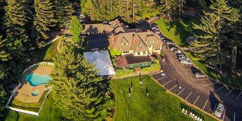 Aerial View - Stonehurst Manor - North Conway, NH