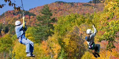 zipline tours iin New Hampshire-credit-shutterstock