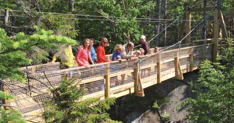 Lost River Gorge & Boulder Caves Suspension North Woodstock NH