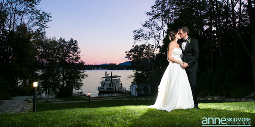 Wedding Sunset - The Wolfeboro Inn - Wolfeboro, NH - Photo Credit Anne Skidmore