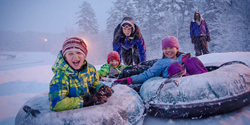 Snow Tubing Kids - Mt. Washington Valley Chamber of Commerce