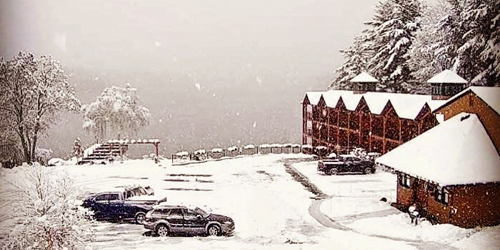 Snow Day View - Center Harbor Inn - Center Harbor, NH