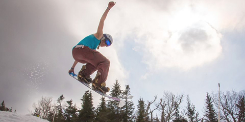 Snowbaording - Mt. Washington Valley Chamber - North Conway, NH - Photo Credit Dan Houde & Wiseguy Creative