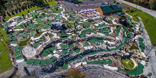 Aerial View - Chuckster's Family Fun Park - Chichester, NH