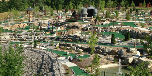 Golf Course Side View - Chuckster's Family Fun Park - Chichester, NH