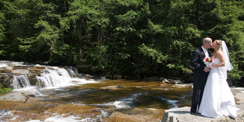 Wedding on the River - Inn at Ellis River - Jackson, NH