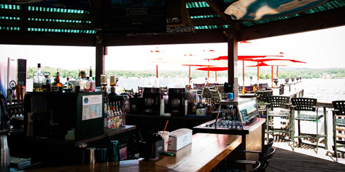 Lakeside Bar - Margate Resort on Winnipesaukee - Laconia, NH