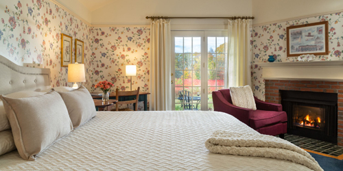 Room 24 with Fireplace - Chesterfield Inn - West Chesterfield, NH