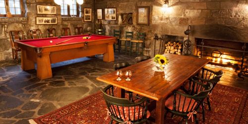 Fireplace & Billiards - Adair Country Inn & Restaurant - Bethlehem, NH