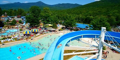 Water Park Aerial View - White Mountains Attractions - New Hampshire