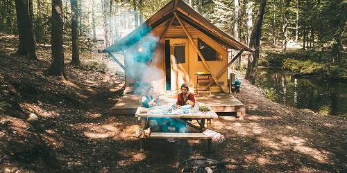 Campground - Huttopia White Mountains - Albany, NH