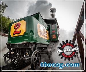 Climb NH's Mount Washington by train! The Mt. Washington Cog Railway