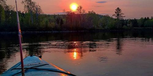 Sunset over the Lake - Androscoggin Valley Chamber - Berlin, NH