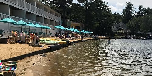 Beach at Naswa Resort - Lake Region NH Tourism Association