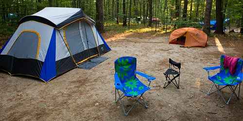 Campsite - Greenfield State Park - Greenfield, NH - Photo Credit NH State Parks