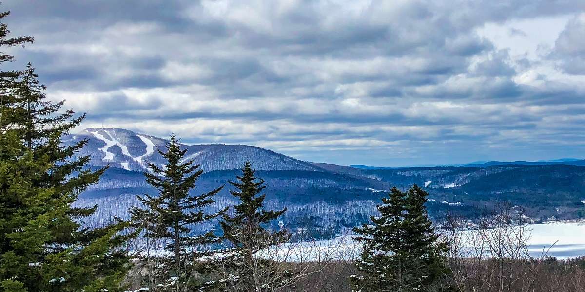 Sunset Hill Trail View in Winter in New Hampshire - Photo Credit Christine O'Halleran