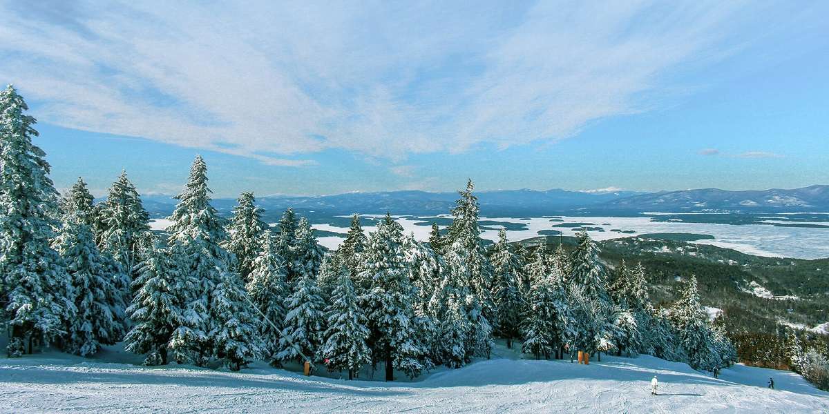 Winter View of Lake Winnipesaukee - Photo Credit Lakes Region Tourism Association