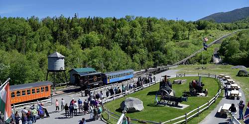 Spring Station View - Mount Washington Cog Railway - Mt. Washington, NH