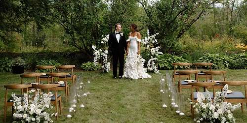 Bride & Groom at the Altar - Adair Country Inn - Bethlehem, NH