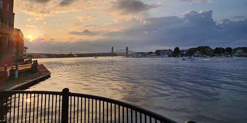 Sunrise over Portsmouth, NH - Photo Credit Melvin G via Google Maps