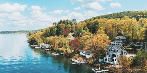 Early Fall on Lake Winnipesaukee - Photo Credit Lakes Region NH Tourism Association