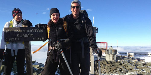 Mt. Washington Summit Sign in Winter - Photo Credit Peter Orszag & Wikipedia Commons