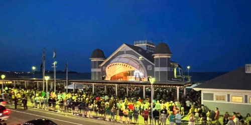 Hampton Beach Country Music Fest Evening Crowd View - Hampton Beach, NH