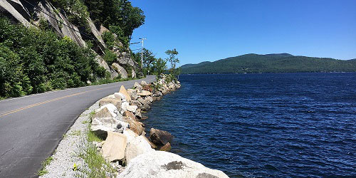 Spring Lakeside Drive in the Lakes Region of New Hampshire - Lakes Region NH Tourism Association