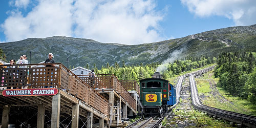 Waumbeck Station Spring View - Mt. Washington Cog Railway - Bretton Woods, NH