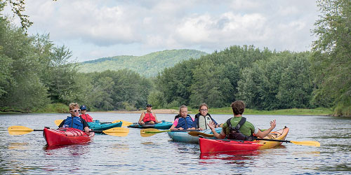 Paddling with Guide - Great Glen Trails - Gorham, NH - Photo Credit Dan Houde & Mt. Washington Auto Road