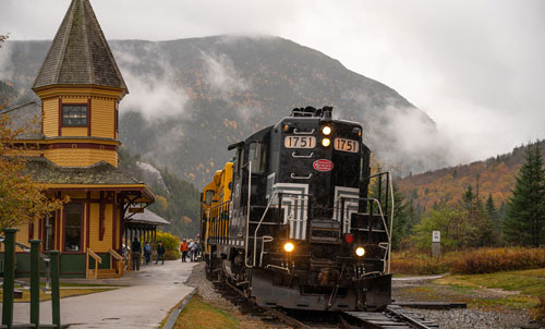 A Misty Day - Conway Scenic Railroad - North Conway, NH